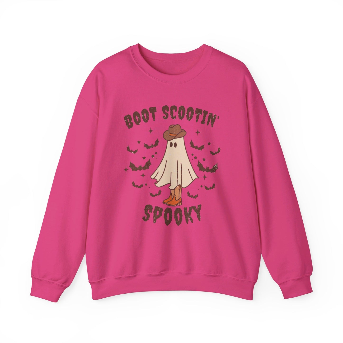 Boot Scootin spooky Crewneck Sweatshirt Trendy Country Western Halloween