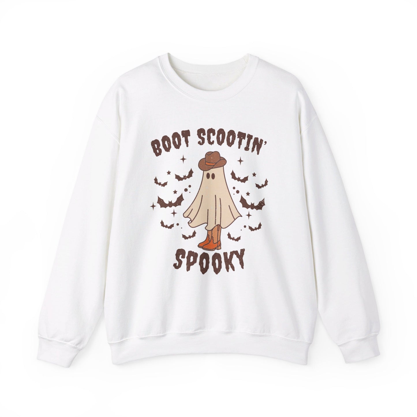 Boot Scootin spooky Crewneck Sweatshirt Trendy Country Western Halloween