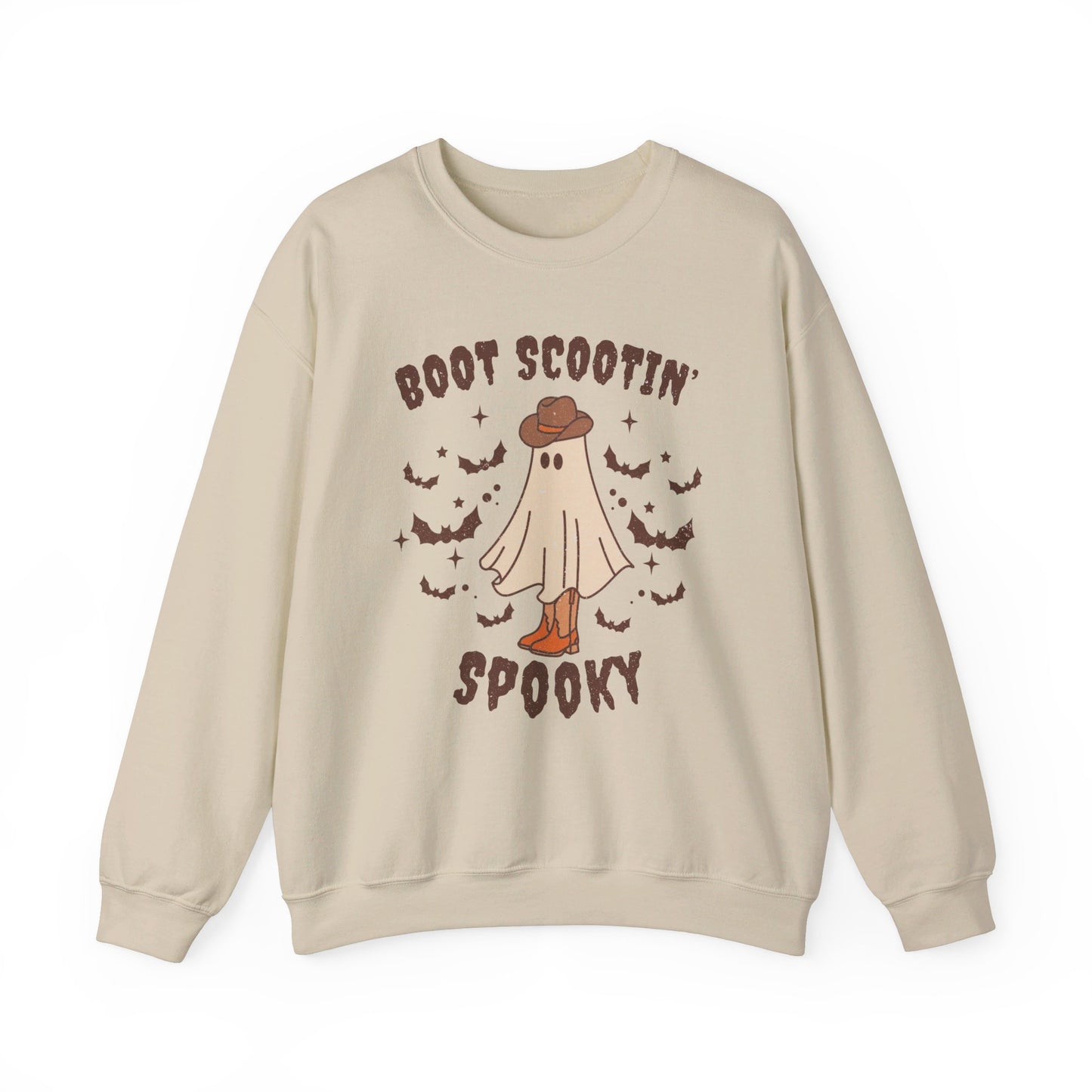 Boot Scootin spooky Crewneck Sweatshirt Trendy Country Western Halloween