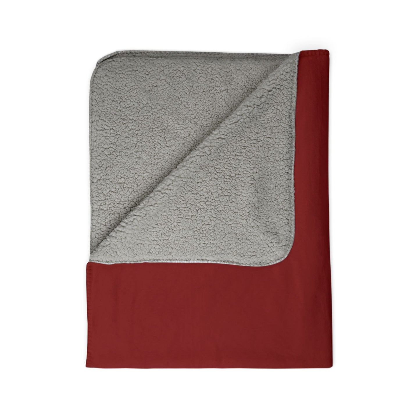 Burgandy Personal Name Blankets Fleece Sherpa Blanket