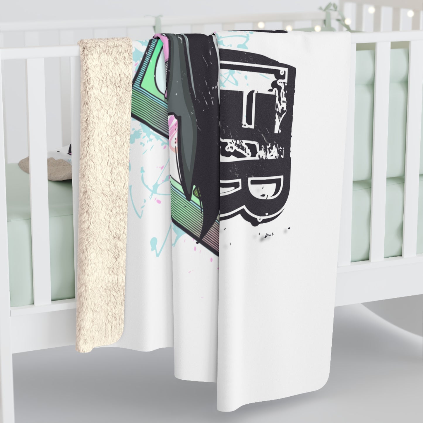 Cowboy Killer sherpa blanket
