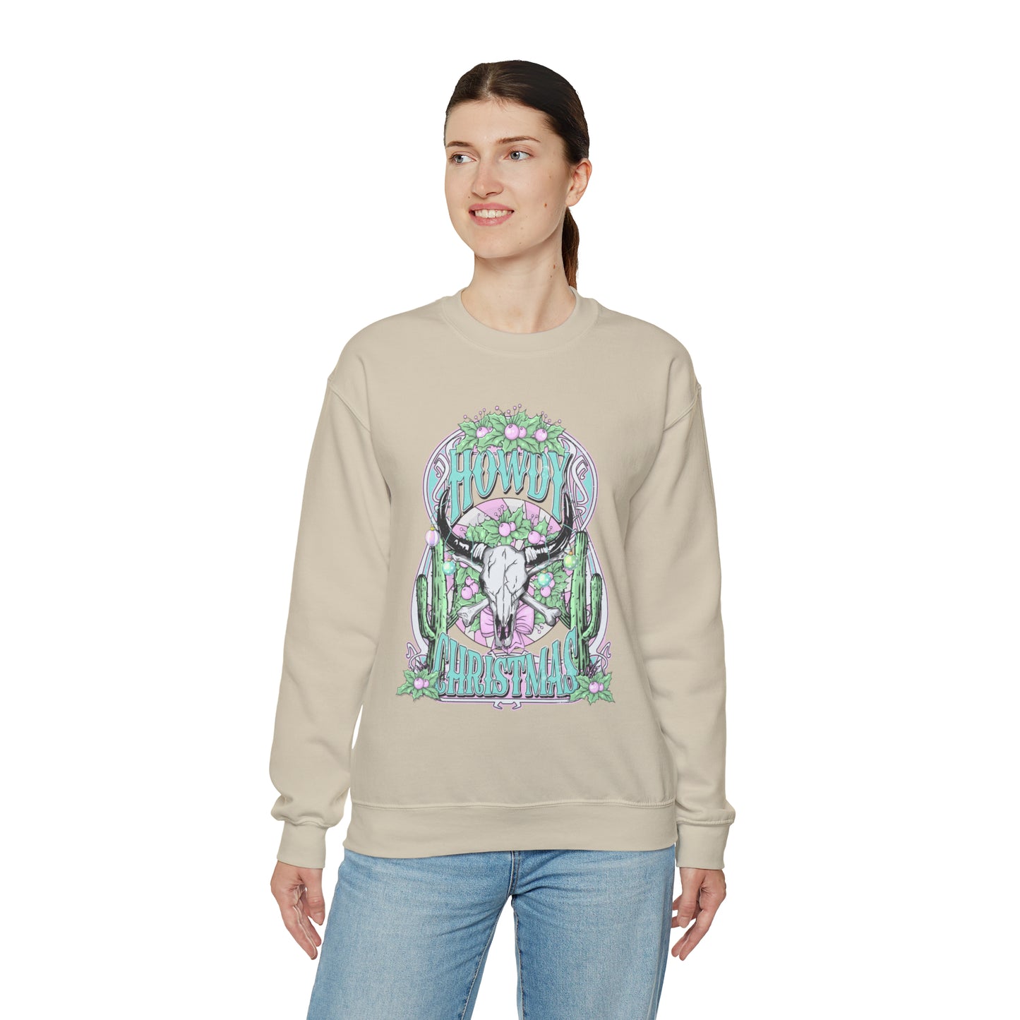 Howdy Christmas Crewneck - Front Only