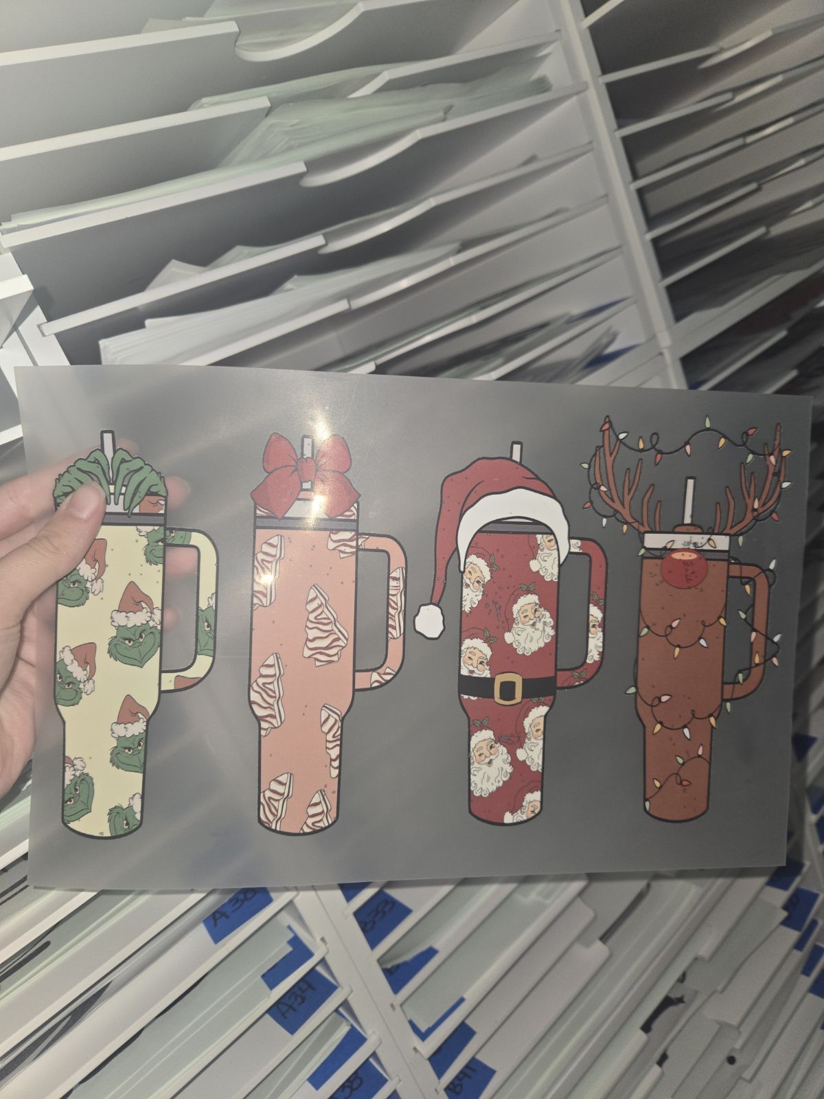 FULL COLOR SCREEN PRINT TRANSFER - 4 CUPS M85