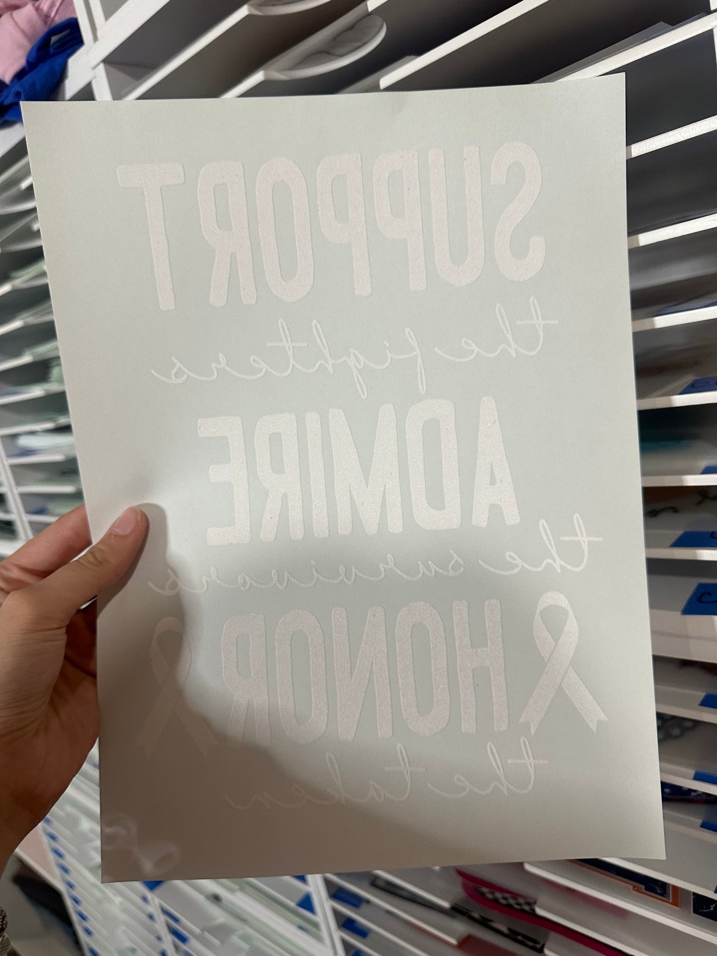 SINGLE COLOR SCREEN PRINT - SUPPORT ADMIRE HONOR M98