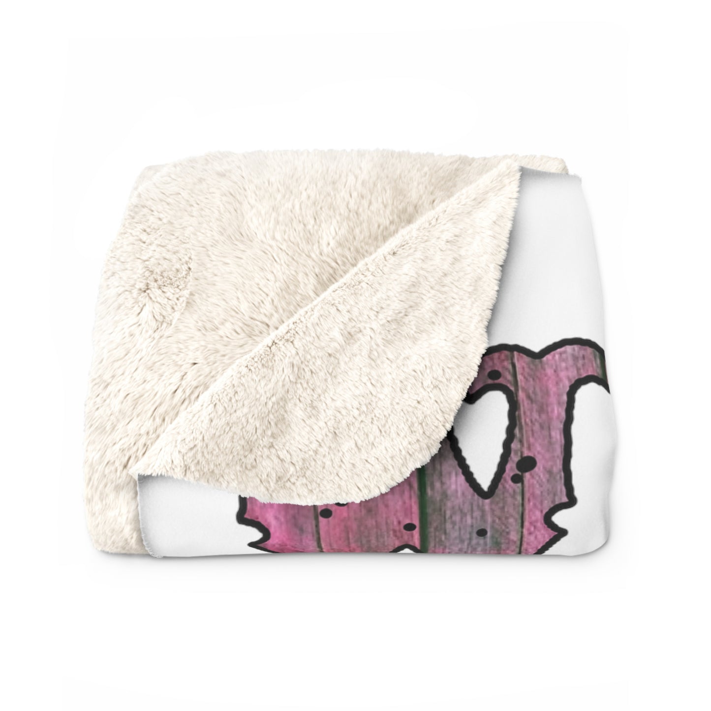 Sherpa Fleece Blanket, Boho Chic throw, Cowgirl blanket, Country Decor soft fluffy blanket, Western Dorm Decor