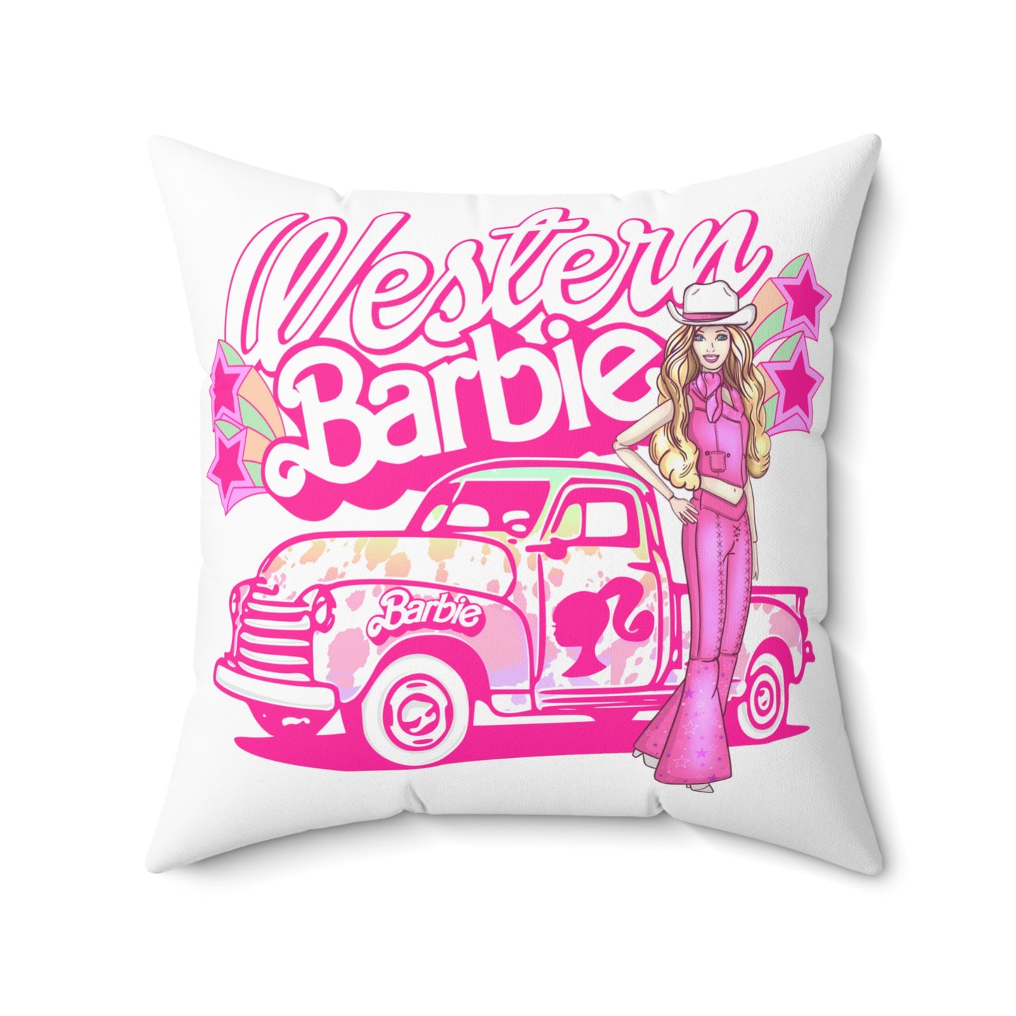 Barbie Farm Truck  Pillow