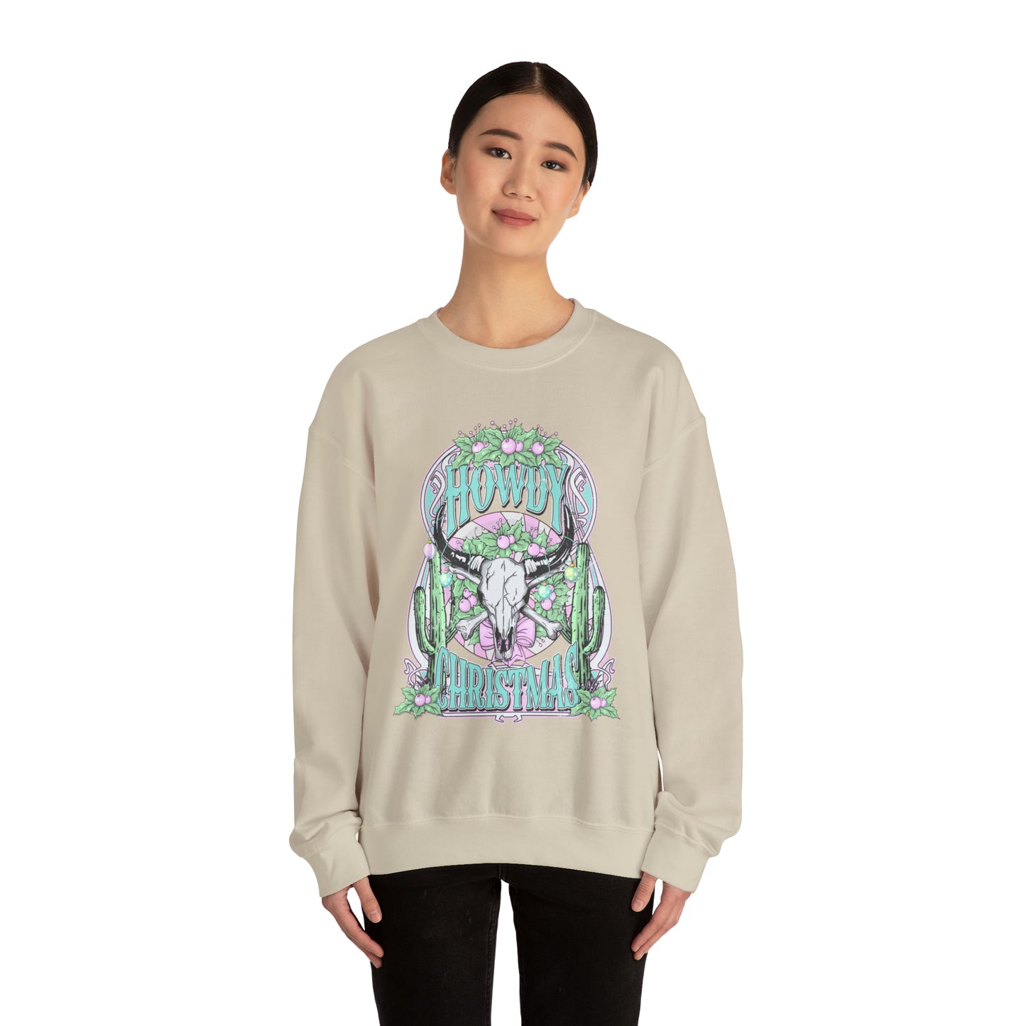 Howdy Christmas Crewneck - Front Only