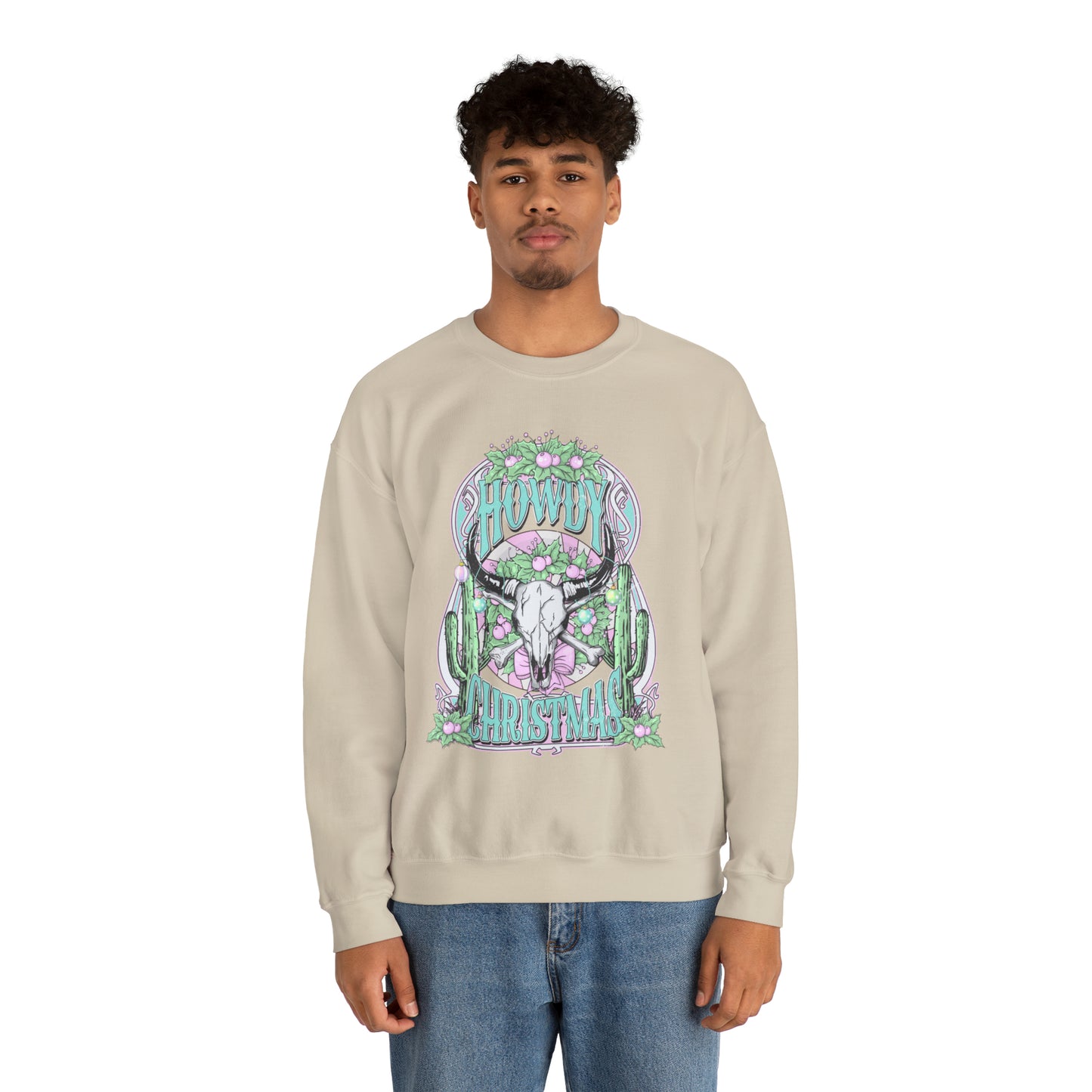 Howdy Christmas Crewneck - Front Only