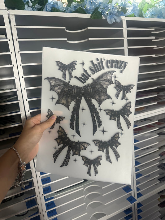 FULL COLOR SCREEN PRINT - BAT SHI CRAZY - AA33