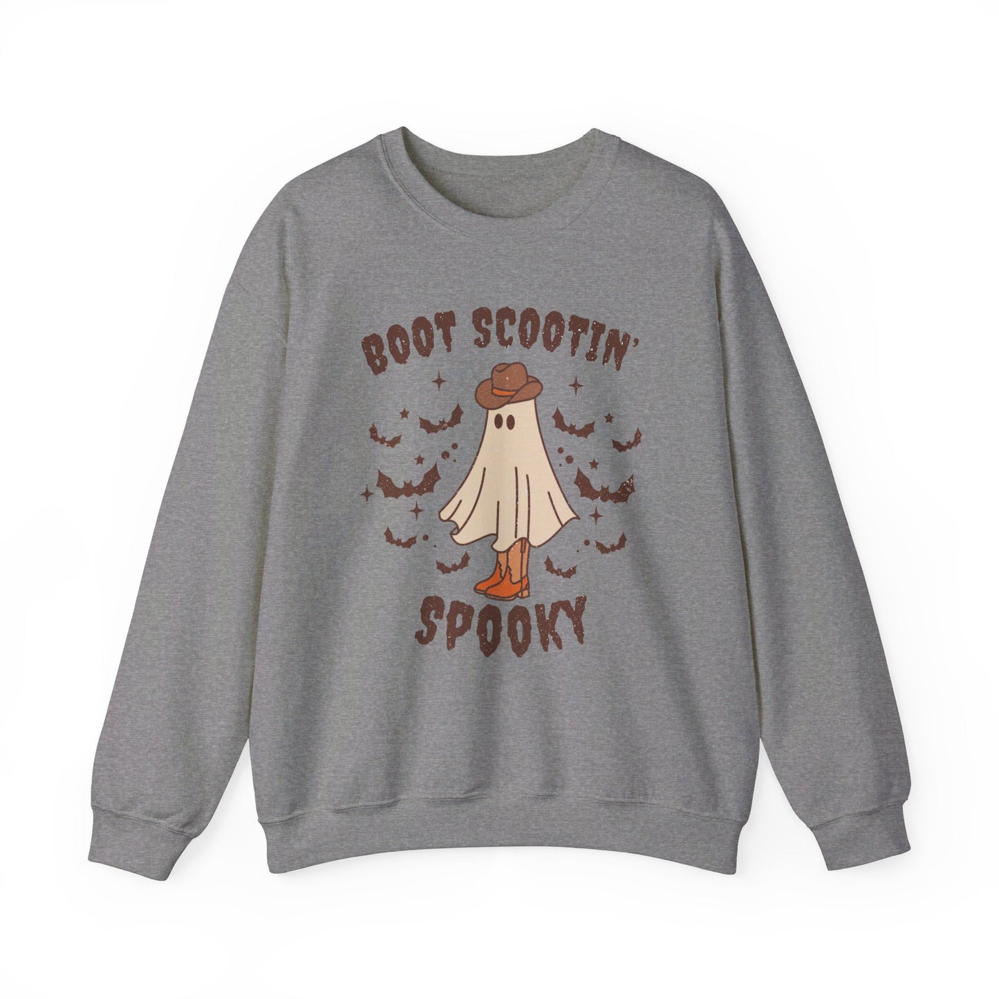 Boot Scootin spooky Crewneck Sweatshirt Trendy Country Western Halloween