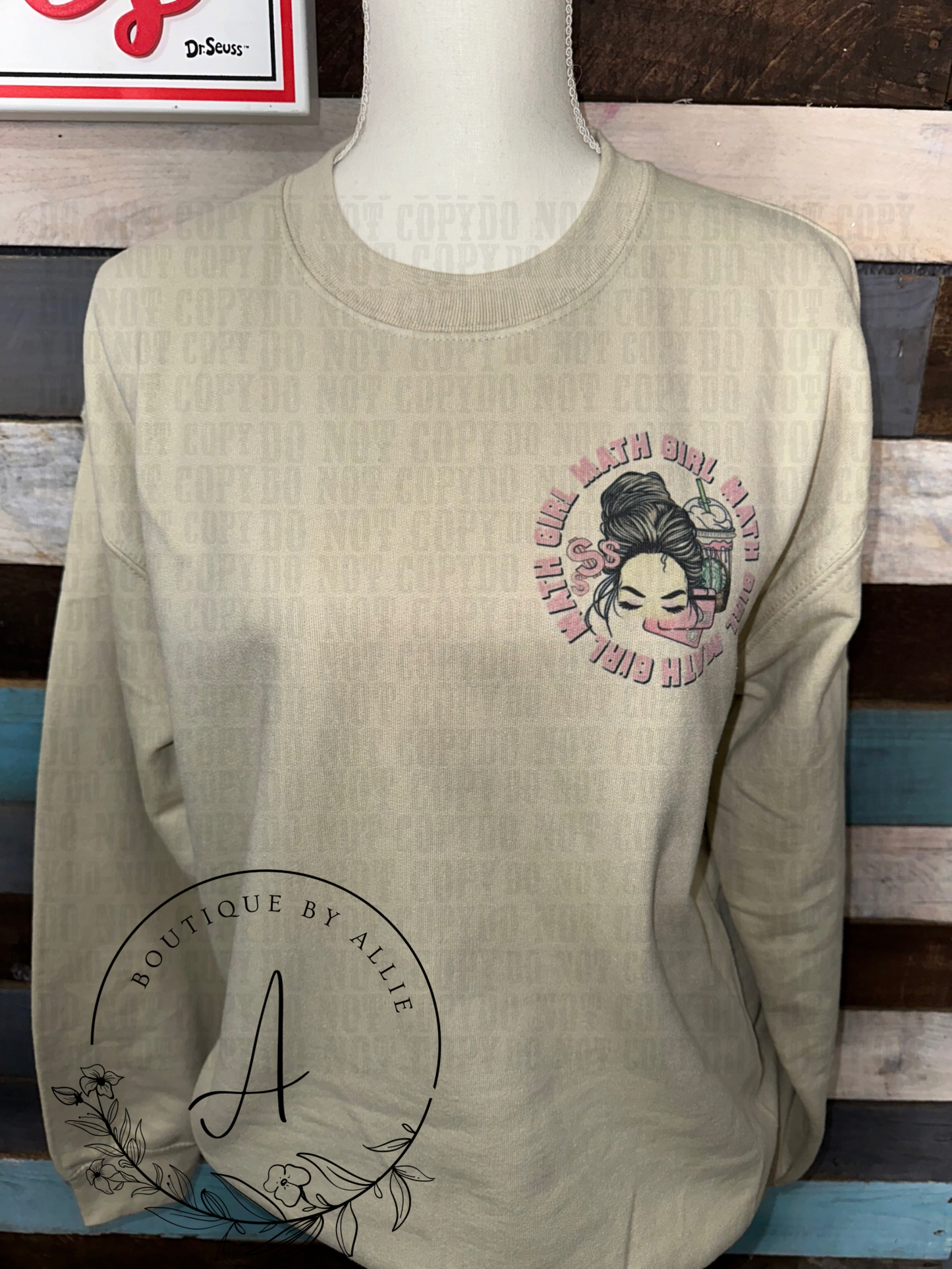 Girl math Crewneck