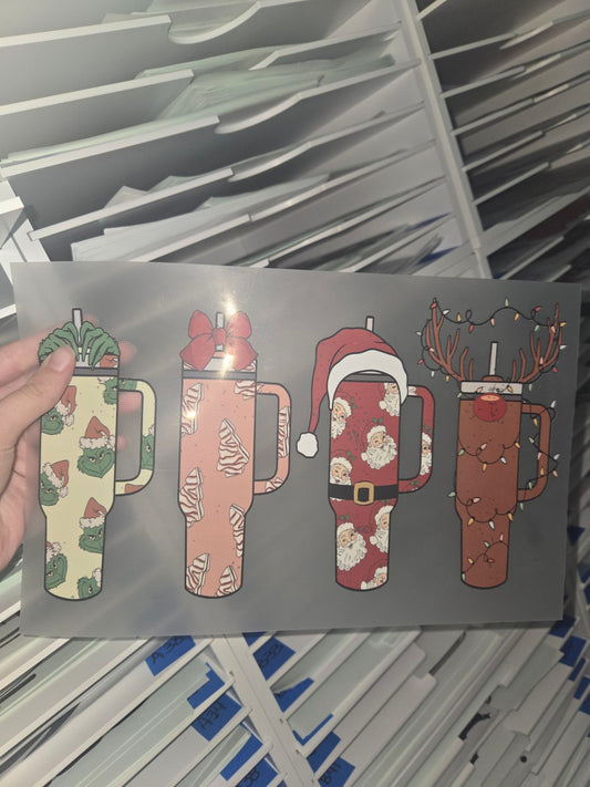 FULL COLOR SCREEN PRINT TRANSFER -  4 CUPS M85