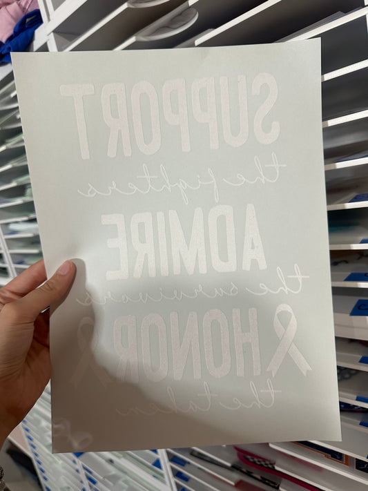 SINGLE COLOR SCREEN PRINT - SUPPORT ADMIRE HONOR M98