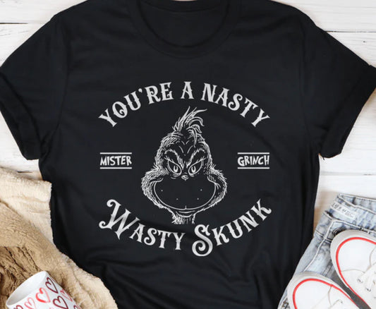 SINGLE COLOR SCREEN PRINT - YOURE A NASTY WASTY M48