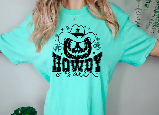 SINGLE COLOR SCREEN PRINT -HOWDY YALL
