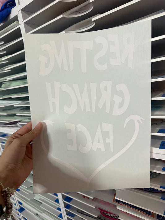 SINGLE COLOR SCREEN PRINT - RESTING G FACE M97