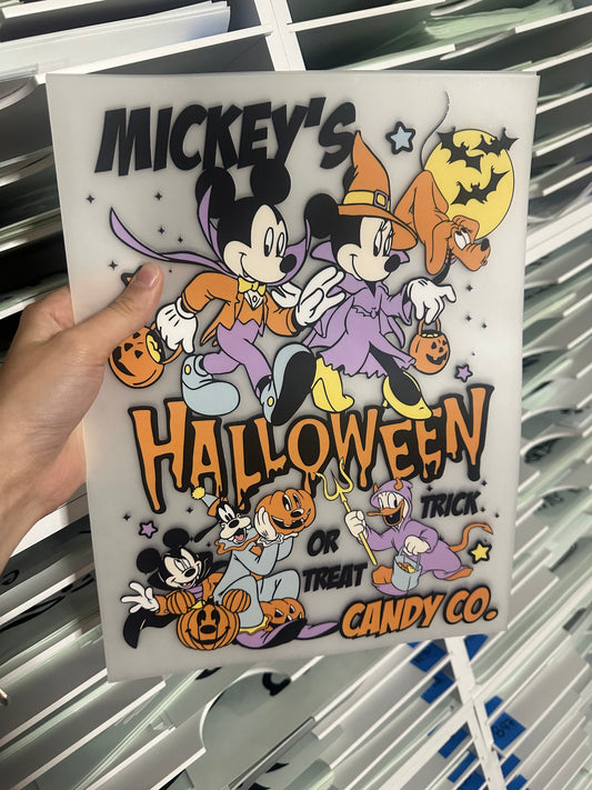 FULL COLOR SCREEN PRINT - M HALLOWEEN AA