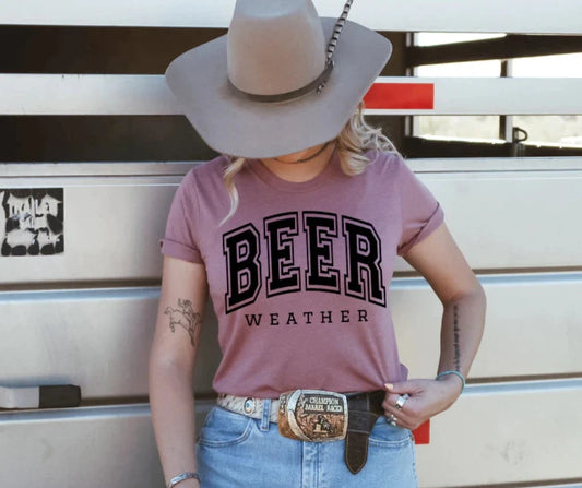 SINGLE COLOR SCREEN PRINT - BEER WEATHER M39