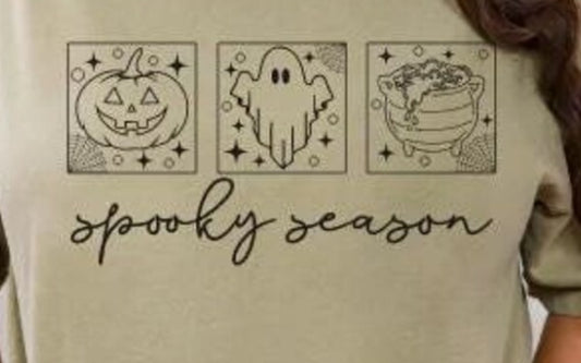 SINGLE COLOR SCRREN PRINT TRANSFER - SPOOKY SEASON - M54