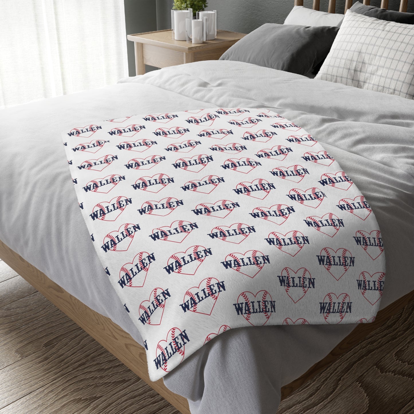 Fleece Soft Country Blanket Gift for Her Country Home Decor Blanket Dorm Decor Western Blanket